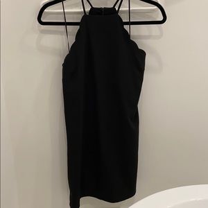 Black Lulu’s high neck dress